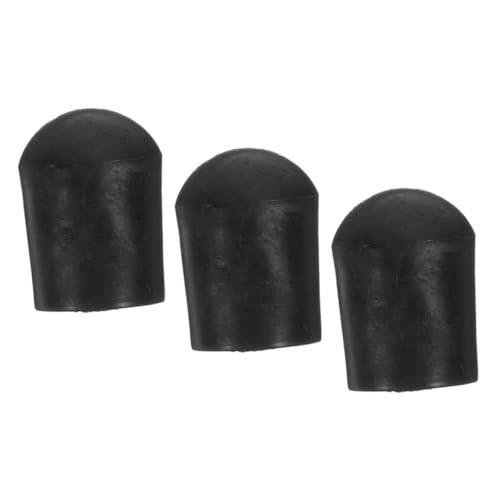 ifundom Durable Cello Endpin Protectors 3pcs Rubber Endpin Tips Cello Parts Musical Instrument Accessories