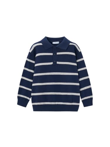 Polo m/l tricotosa para niño azul cómodo y elástico anti rozaduras