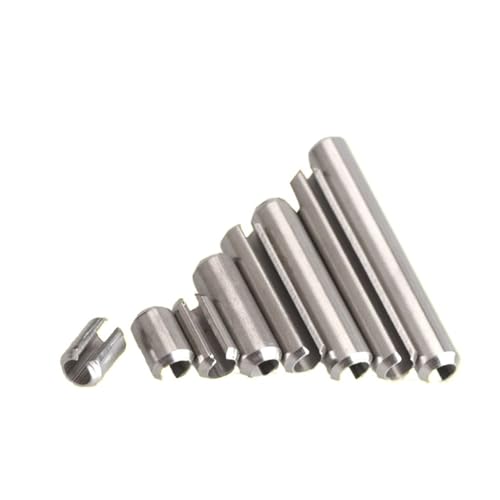 Perno di Tensione a Molla Divisa Perno Elastico cilindrico Coppiglia Perno Elastico cilindrico scanalato(16 mm,M4)