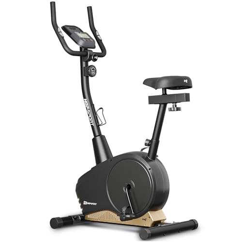 HOP-SPORT® Vélo d'appartement l'APP compatible et Bluetooth HS-2080 Spark, Roue