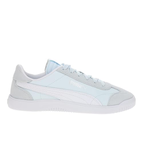 PUMA Puma, Women's, Puma Club 5V5 Suede Sneaker, Dewdrop-Puma White, 11