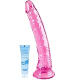 28cm Riesiger Dicker Dildo mit Naturgetreuer Textur, G Punkt Realistische Dildos mit Starkem Saugnapf für Freihändiges Spielen, Große Anal Dildos (Pink, 28cm×4.2cm)