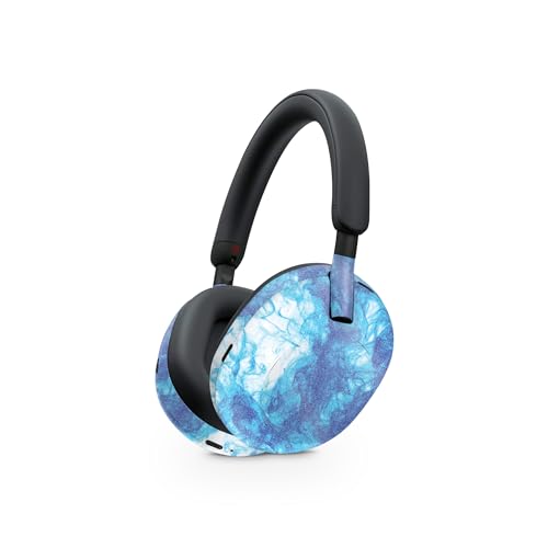 Image of MightySkins Glossy Glitter Skin Compatible with Sony WH-1000XM5 Headphones - Vibrant Smoke | Protective, Durable High-Gloss Glitter Finish | Easy to Apply