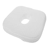HONITANO Oreiller Mémoire Mousse avec Trou pour Oreille Coussin Latéral Ergonomique pour Soins Percing et Protection Lobes Sensibles Adapté Dormeurs Côté et Usage Salon