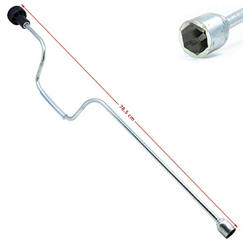 Kurbelstützen für Wohnmobile, 1000 kg Traglast + Handkurbel