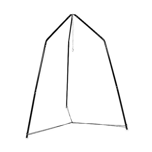 HearthSong Family HugglePod Hangout Hanging Play Tent Stand with Hanging Hardware, 8¾'L x 8¾'W x 8'H, Holds Up to 500 Lbs.