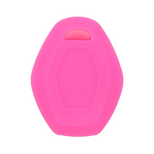 BROVACS Silicone Cover Protector Case Holder Skin Jacket Compatible with BMW 3 Button Remote Key Fob CV4902 Rose - Image 2