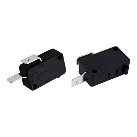 1 Pack WB24X10205 & WB24X10204 Microwave Door Switch Kits,Terminal Width 1/4’’ Cover