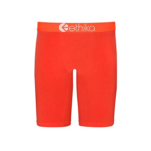 Ethika Boys Staple Boxer Brief | Native Orange