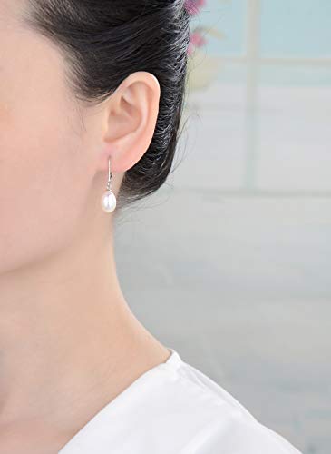 Authentic 925 Sterling Silver AAAA Grade Natural White Freshwater Pearl Stud Earrings or Drop Earrings Tarnish Resistant Hypoallergenic Nickel Free Women Jewelry3