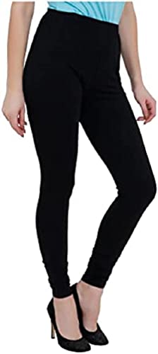 Image of Ultra Soft Cotton Slim fit Solid Color Attractive Casul wear Leggings for Womens - Pack of 2 pcs
