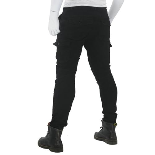 ADHOWBEW Track Pants Men Athletic Work Cargo Joggers Construction Big and Tall Hiking Elastic Waist Lightweight Trousers4