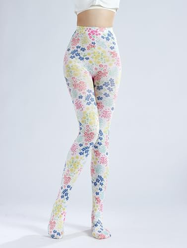Image of Sahabowi Women Tights, Sheer High Waist Pantyhose, Vintage Control Top Stockings, Siwa 4