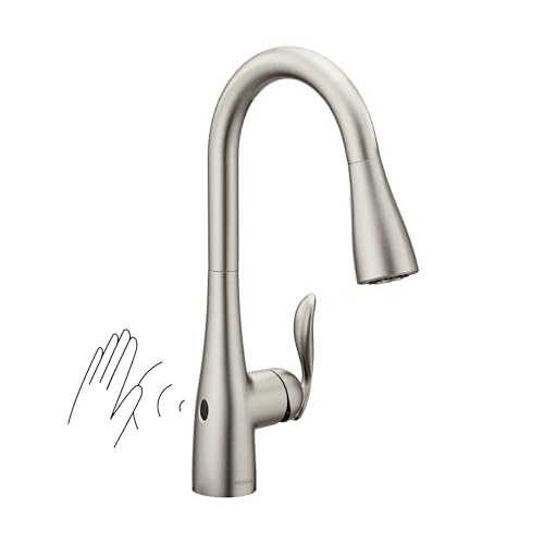 Moen Arbor Spot Resist Stainless Motionsense Wave Sensor Touchless One-Handle Single Hole Kitchen...