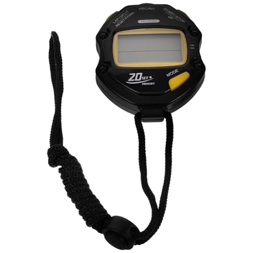 HEMOTON Timer cronometro Digital cronometros Deportivos Cronómetro portátil Cronómetro Resistente Deporte cronómetro Digital Temporizador de Funcionamiento Mostrar cronómetro Abdominales