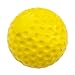 9-Inch and 12-Inch Dimpled Baseball Softball for Pitching Machine and Batting Practice, PU Material, Yellow, White, or Fluorescent Green(Yellow)(9 inch)