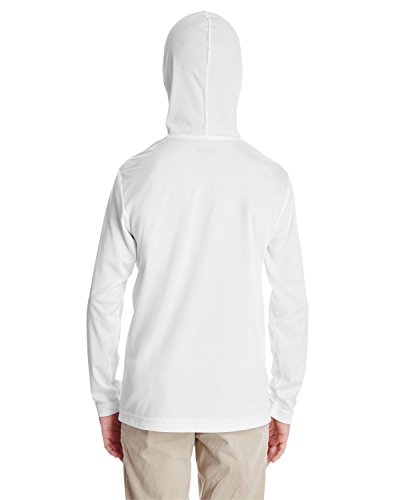 Team 365 Youth Zone Performance Hoodie S WHITE2