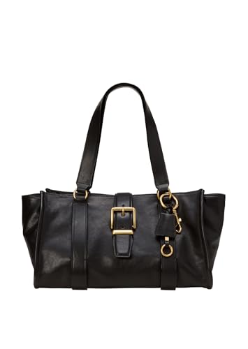 Sac shopper Cleo Marc O'Polo noir en cuir pour femme