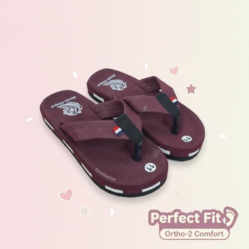 Image of Kids Soft Comfortable Flip Flop Slippers | Lightweight Cushioned Sole | Anti-Slip Casual Daily Wear.