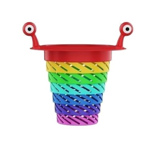 Colador ajustable plegable para cocina colorido plástico miniatura 5