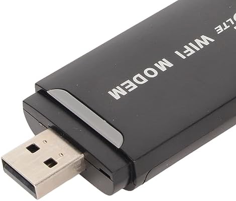 Portable 4G LTE USB Mini Router, 4G 150Mbps Mobile Internet Devices, Unlocked 4G dongle with High Safety, Simple Use for Travel Home Office (Black)