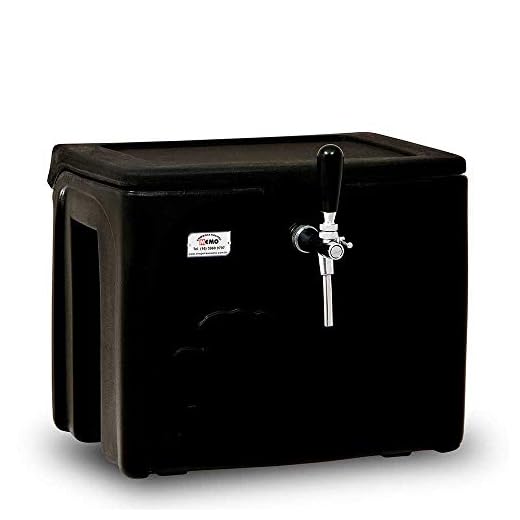 Chopeira Gelo Memo Icefort Preta - 1 Torneira Italiana