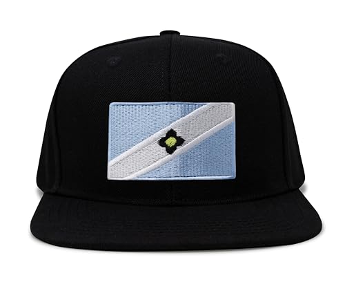 Image of International Tie City Hat for Men and Women, Adjustable Snapback Trucker Baseball Cap with Embroidered Patch