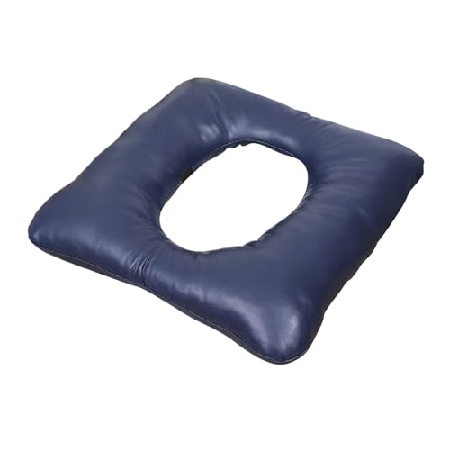Asiento Elevado para Inodoro para Mayores | De Cuero de PU e Impermeable | Cojín Elevador para Inodoro de Altura Mejorada - para Mujeres, Embarazadas, Ancianas, Abuela, Hogar, Baño, Apartamento