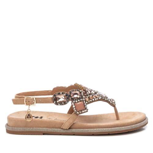 Sandale femme beige confortable et polyvalente mode décontractée 39
