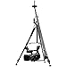 ProAm USA Orion DVC200 DSLR Video Camera Crane - Aircraft Aluminum Camera Jib - 8 ft Extendable Filmmaking Boom with L-Shaped Side Camera Mounting Bracket