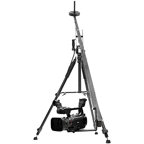 Image of ProAm USA Orion DVC200 DSLR Video Camera Crane - Aircraft Aluminum Camera Jib - 8 ft Extendable Filmmaking Boom with L-Shaped Side Camera Mounting Bracket