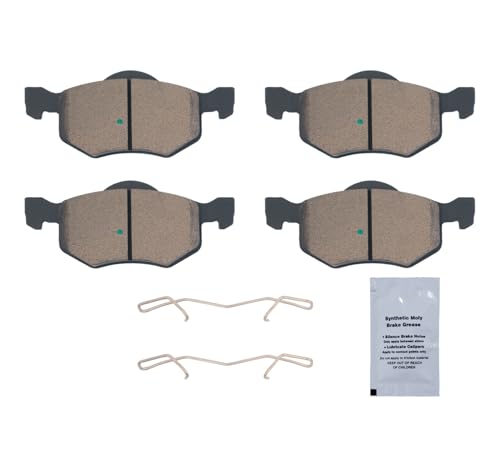 Image of HUSCH D843 Front Ceramic Brake Pads Kit Fit For Ford Escape 2001-2007, For Mazda Tribute 2001-2006, For Mercury Mariner 2005-2007