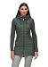 Produktbild Ragwear LUCINDA LONG Damen Frauen Funktionsjacke,Zip Hoodie,Sweatjacke,Stehkragen,Seitentaschen,Grün,M