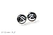 Art-Dog Ohrringe mit Hundefotos | Handgefertigter Schmuck | Durchmesser 12mm | Antiallergisch ohne Nickel, Farbe Silber | Geschenkidee | Rottweiler