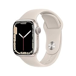 Apple Watch Series 7（GPSモデル）- 41mmスターライトアルミニウムケースとスターライトスポーツバンド - レギュラー