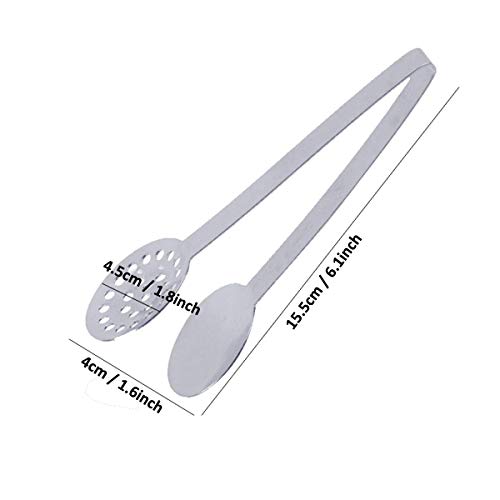 Traderplus 2 Pack Stainless Steel Tea Bag Squeezer Tongs Strainer Grip #TOP6