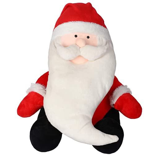 Image of HUG 'n' FEEL SOFT TOYS Santa Claus Soft Toys, Baby Toys, Kids Toy, Soft Toy, Toy for Girl, Birthday Gift for Girl, Christmas Decorations for Home, Toy Gift for Girls, Toys Gift Items, (35cm, Red)