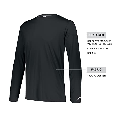 Russell Athletic Men's Long Sleeve Performance Tee4