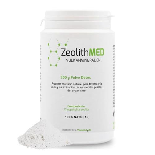 Zeolita MED 200g Polvos desintoxicantes