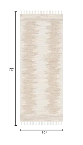 Tapete Corrido SAFAVIEH Montauk 2'6" x 6' Beige miniatura 2