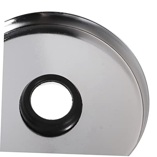 Plaque de couverture escutcheon ronde inox remplacement décoratif - 6
