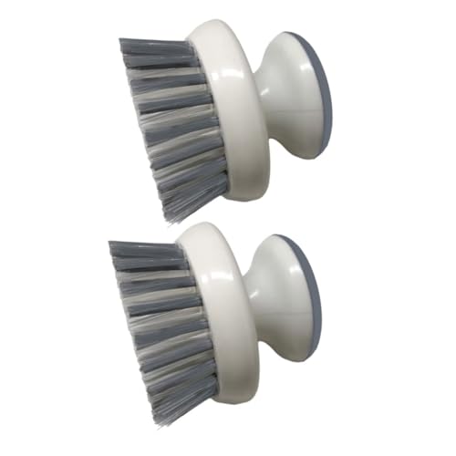 ULTECHNOVO Ergonomic Handle Dish Brush 2-Pack Scrub Brush for Kitchen Dishes and Utensils Non-Slip Grip