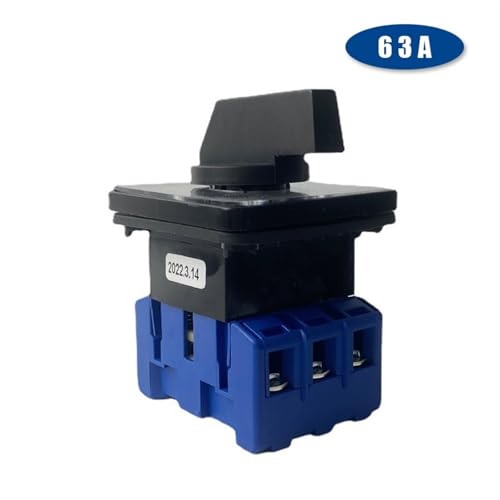 Interruptor giratorio trifásico 3P YMD11-63T selector de leva 690V 63A 3