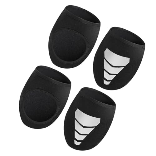 Cubiertas impermeables para zapatillas de ciclismo UKCOCO, 2 pares, de neopreno, resistentes al viento y al deslizamiento, para uso al aire libre miniatura 1