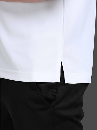 Image of STELLERS Men's Premium Polo T-Shirt Wrinkle Free Quick Dry Soft and Feather Touch Feel Regular Fit
