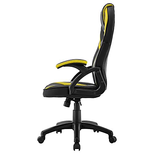 MARSGAMING-MGC118-Silla-Gaming-Ergonomica-en-PU-y-Nylon-Regulable-Amarillo-L