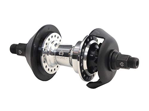 éclat ECLAT Seismic Cassette Hub - 9T, Left Side Drive, with Non-Drive Side and Drive Side Guards, Silver Polished
