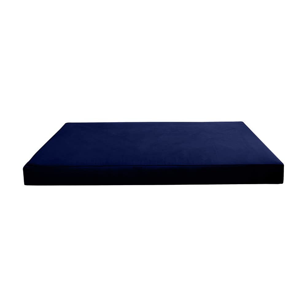 Cover ONLY Twin-XL Same Pipe Velvet Indoor Daybed Mattress 80