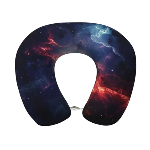 Almohada de viaje de espuma viscoelástica negra miniatura 1