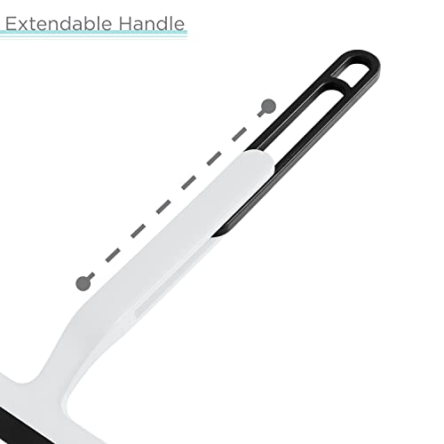 Image of Bath Bliss Extendable Suction Hook Squeegee, Chrome